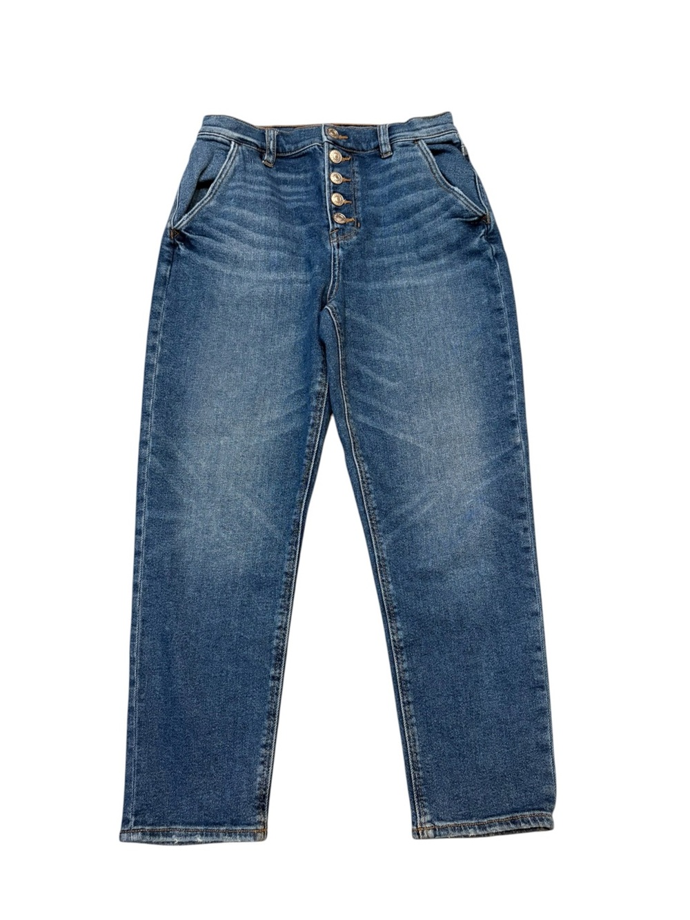 American Eagle Button Fly Mom Jeans. Size 0 X-Short